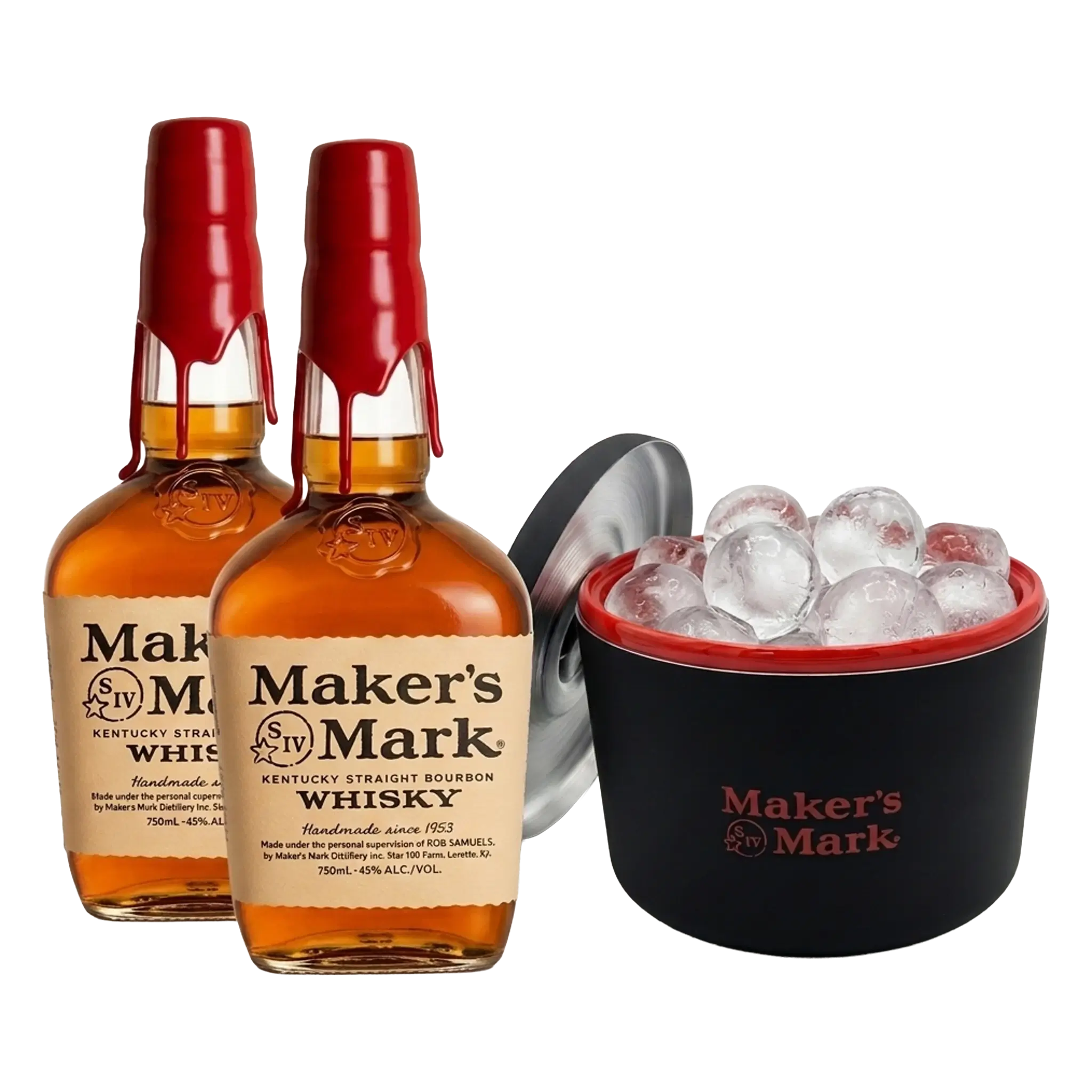 2 fl. Maker's Mark Bourbon Whisky + GRATIS Maker's Mark Isspand