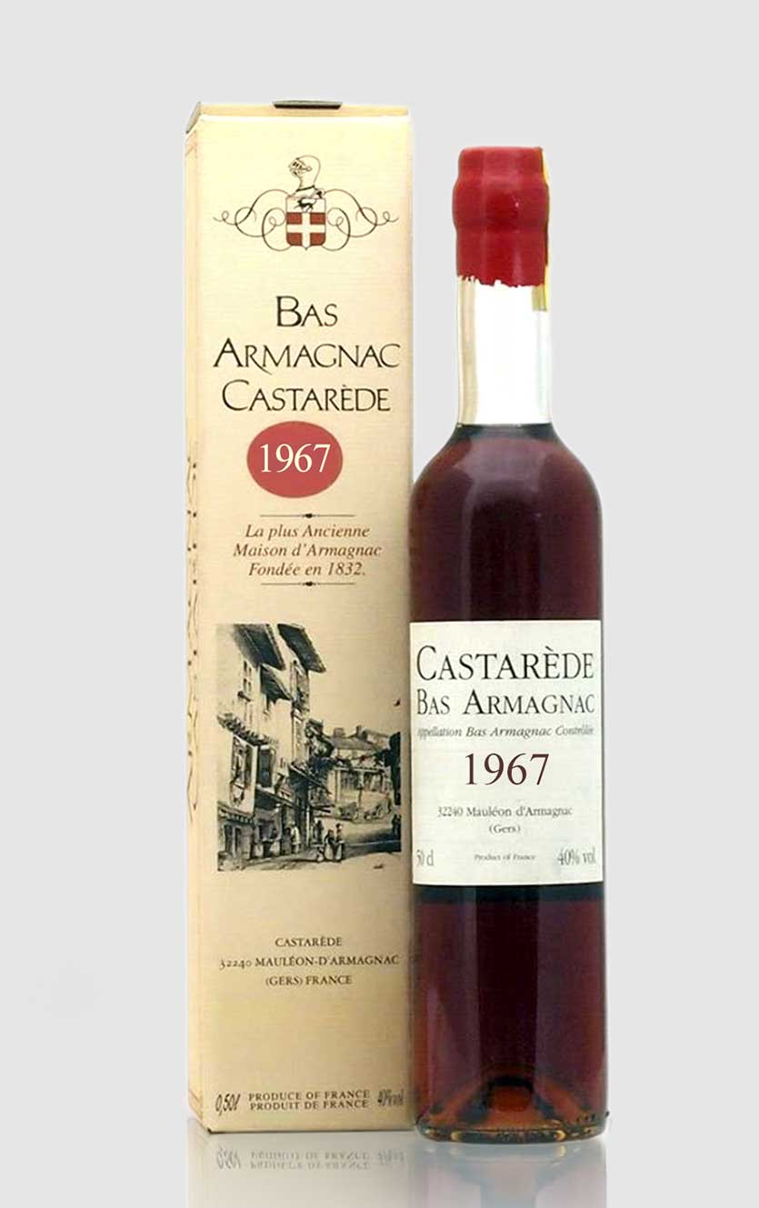 Bas Armagnac Castarède 1967 Vintage - Udsøgt årgang 50 cl
