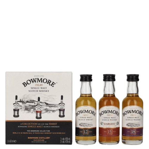Bowmore Distillers Collection, 3 x 5cl
