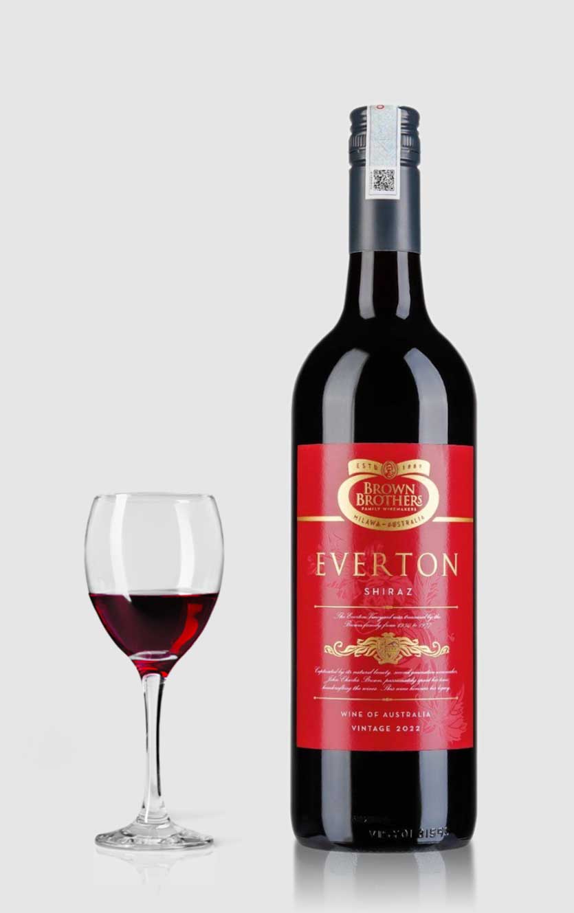Brown Brothers Everton Shiraz 2022 - Kvalitetsrødvin til 99 kr.