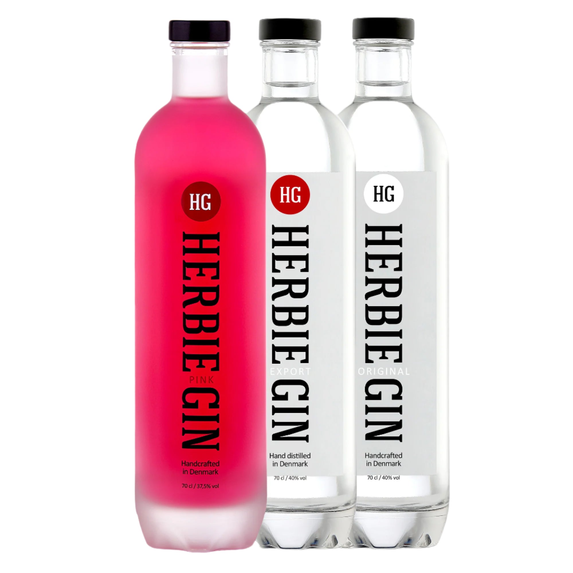 De tre gin musketerer - 3x70cl Pakke til 699 DKK