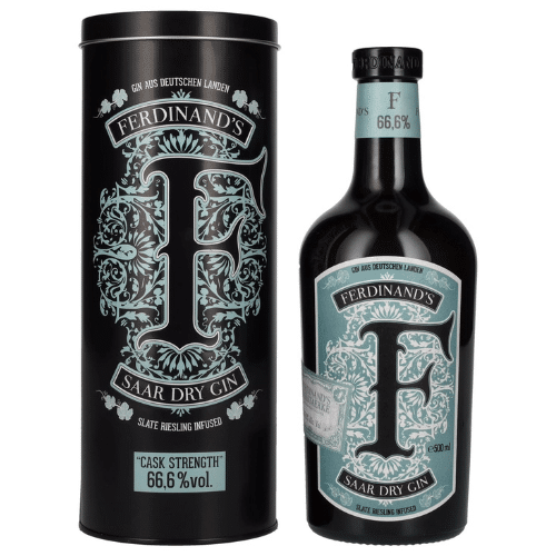 Ferdinand's Saar Dry Gin Cask Strength i tinboks
