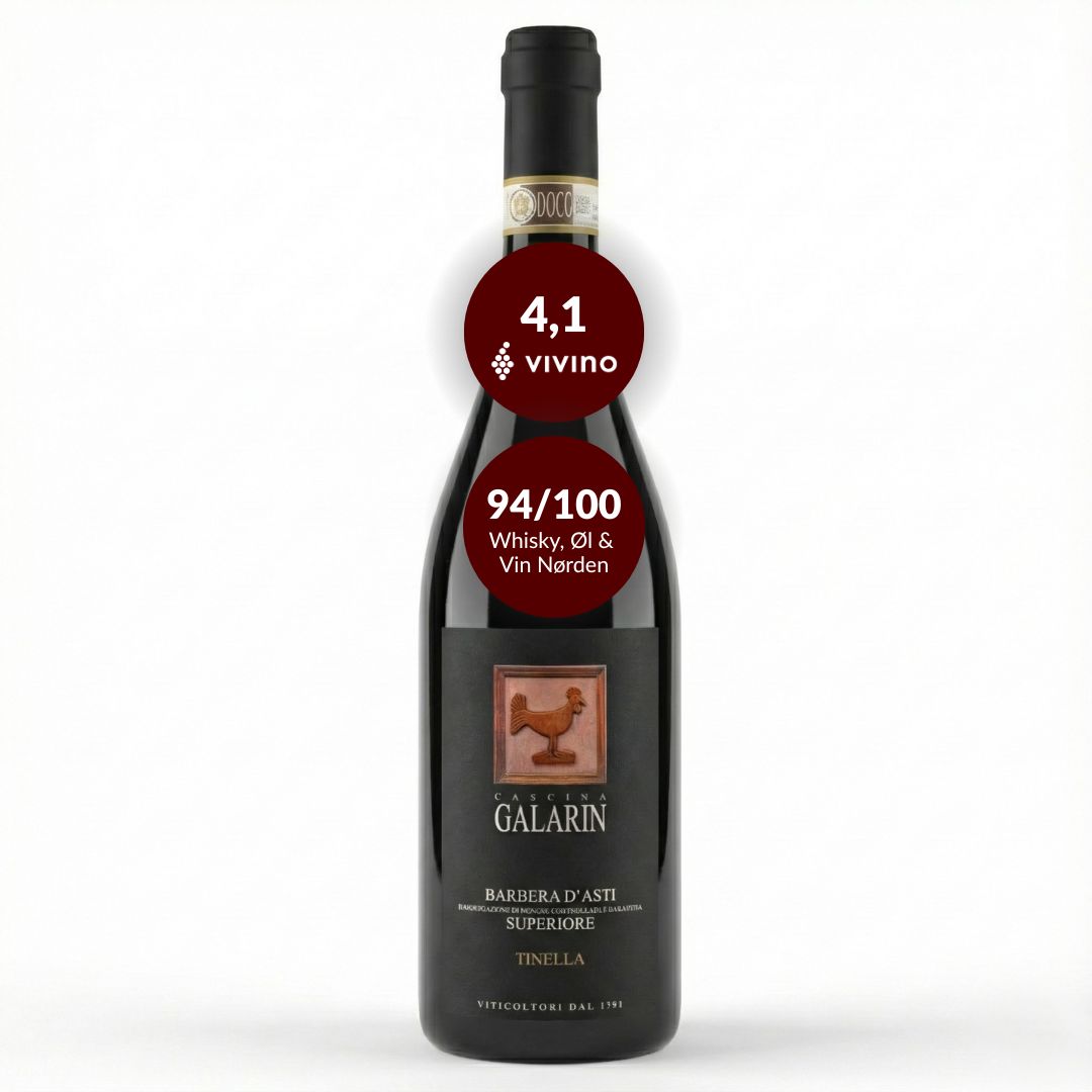 Galarin Barbera d'Asti Superiore DOCG "Tinella" Økologisk Rødvin