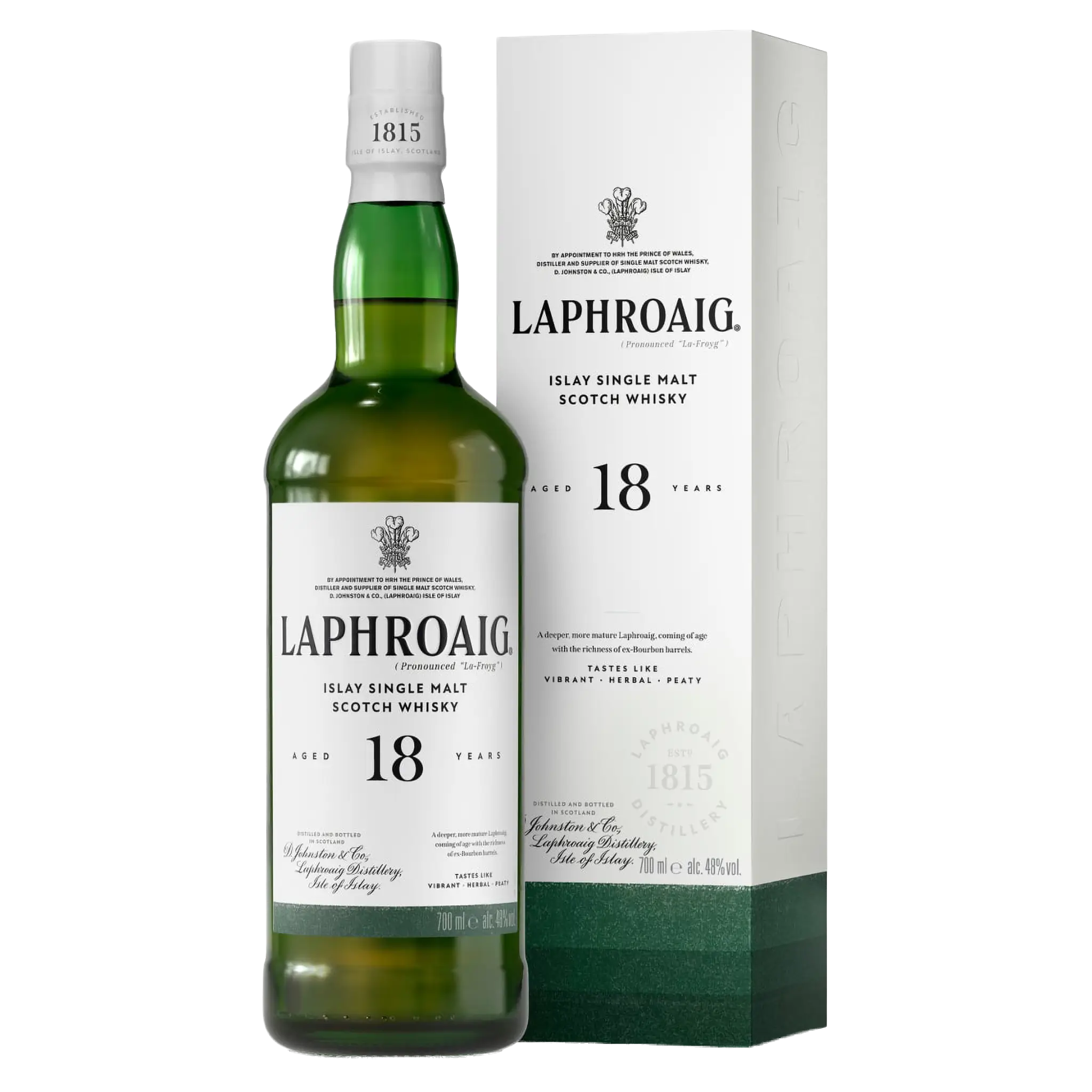 Laphroaig 18 Years Old Islay Single Malt Whisky