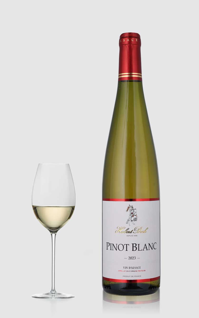 PINOT BLANC Alsace Hubert Beck 2023 - Frugtig Hvidvin