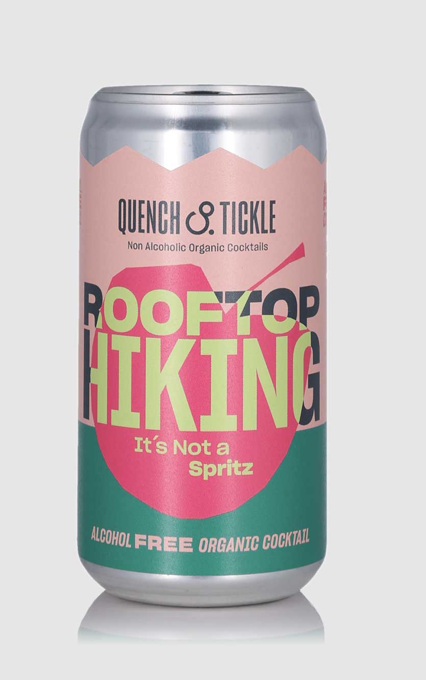 Quench & Tickle Rooftop Hiking Organic Cocktail It's not a Spritz 0%