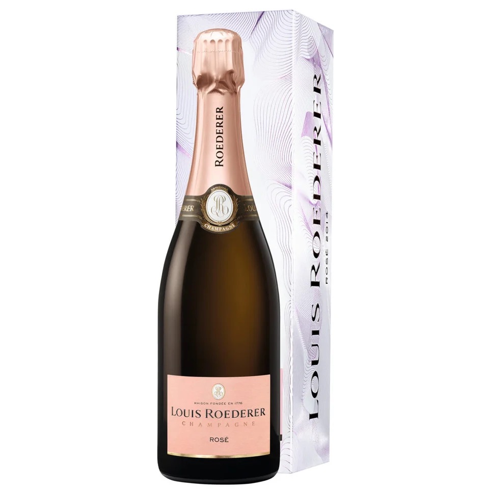 Roederer Champagne Rosé Vintage, Graphic Box Champagne Louis Roederer
